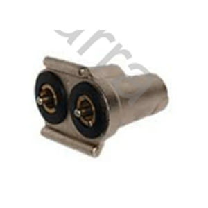 PORTAMANGUERAS DE 2 LÍNEAS RECTO (SIN RACORD) (ROSCA 1/4) DM 43-A (TRILER)