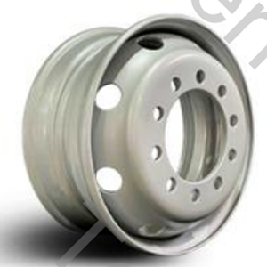 LLANTA DISCO SIN CAMARA 22,5" X 7,5" (10 AGUJEROS) CHAPA