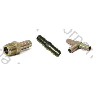 RACORD ROSCA 1/4 PARA MANGUERA DE 3/8 (ACERO)