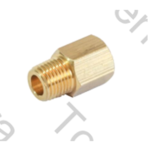REDUCTOR ROSCA MACHO 16 X ROSCA MACHO 3/8 (BRONCE)