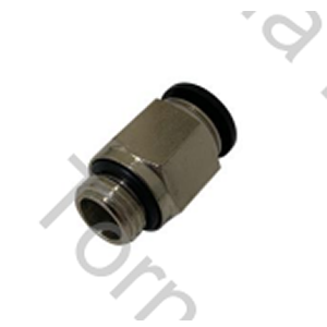 CONECTOR RECTO ROSCA 3/8 A POLIAMIDA DE 1/2 (AUTOMATICO PLASTICO)