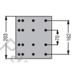 CINTA DE FRENO MONTENEGRO 8" DC 332 RA EN 20,6 MM (DUROLINE)