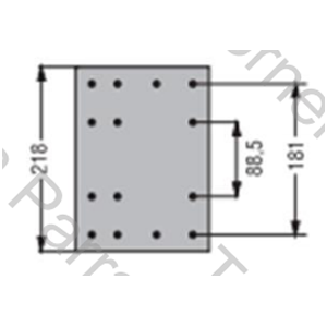 CINTA DE FRENO M.BENZ 1621 (EATON) DE 511 RA EN 27 MM (DUROLINE)