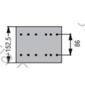 CINTA DE FRENO IVECO DEL 4514 G EN 22,2 MM (DUROLINE)