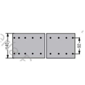 CINTA DE FRENO M.BENZ 1114 FRENO VOLTEO DM 545 EN 17 MM (DUROLINE)