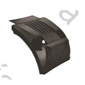MEDIO GUARDABARRO RANDON 2009 680MM IZQ C/PESTAÑA (3 MITADES)