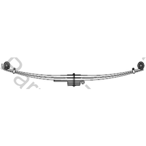 HOJA IVECO TECTOR 150 DELANTERA 1ERA (80X25X1768) PARABOLICA