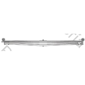 HOJA M.BENZ ATEGO 1518/1718/1725/2425 TRASERA 2DA (80x27x1765)