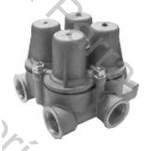 VALVULA PROTECTORA 4 CIRCUITOS KNORR VW M22 (AE44) (3528001)
