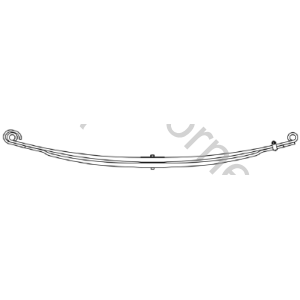 HOJA SCANIA P94 DELANTERA 2DA (90X32X1830) PARABOLICA